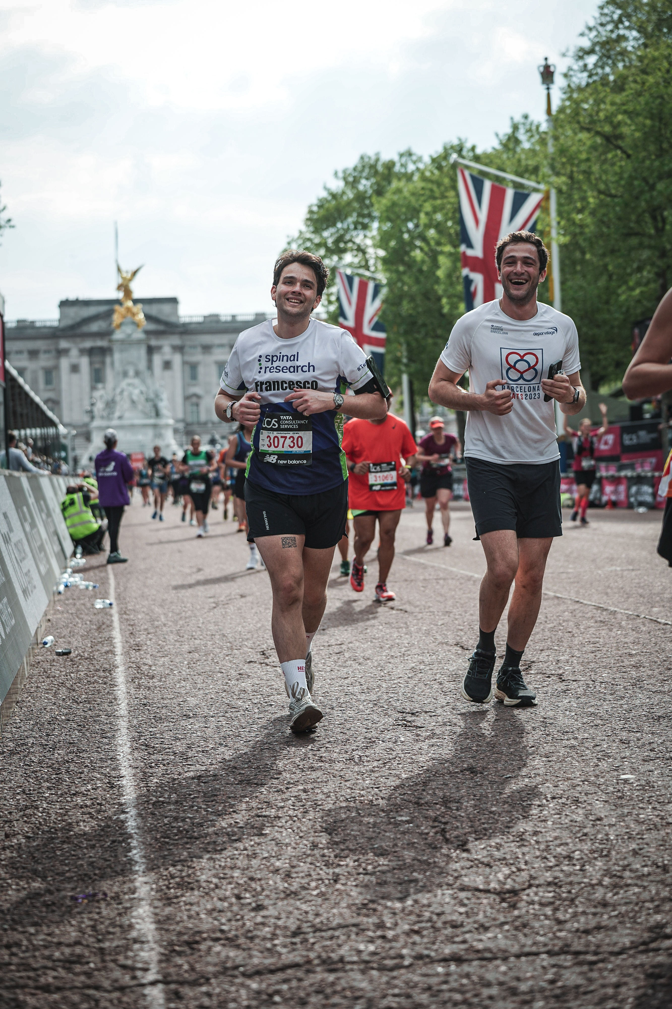 All smiles on the London course
