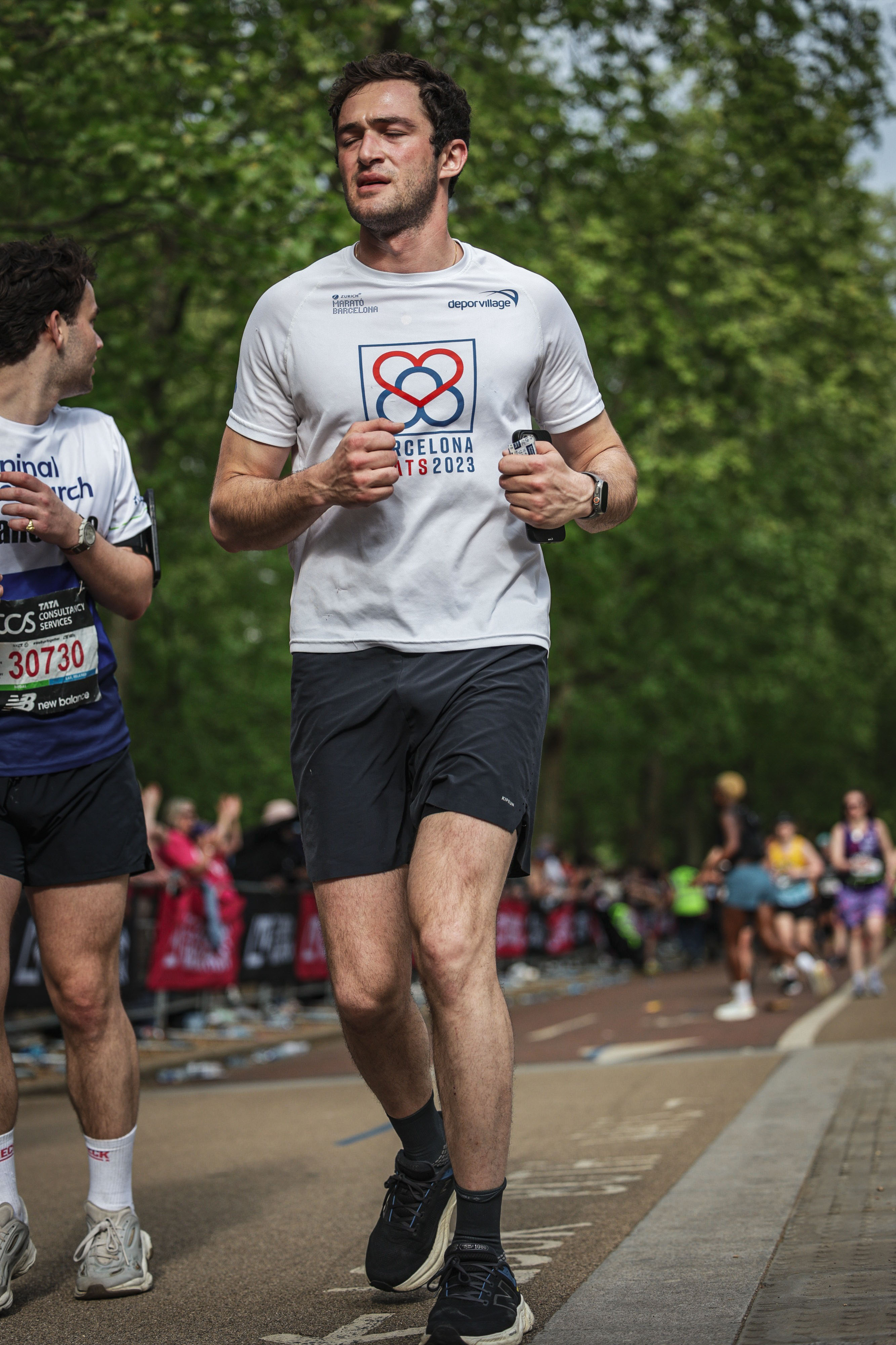 Francesco, a schoolfriend running for Ricky