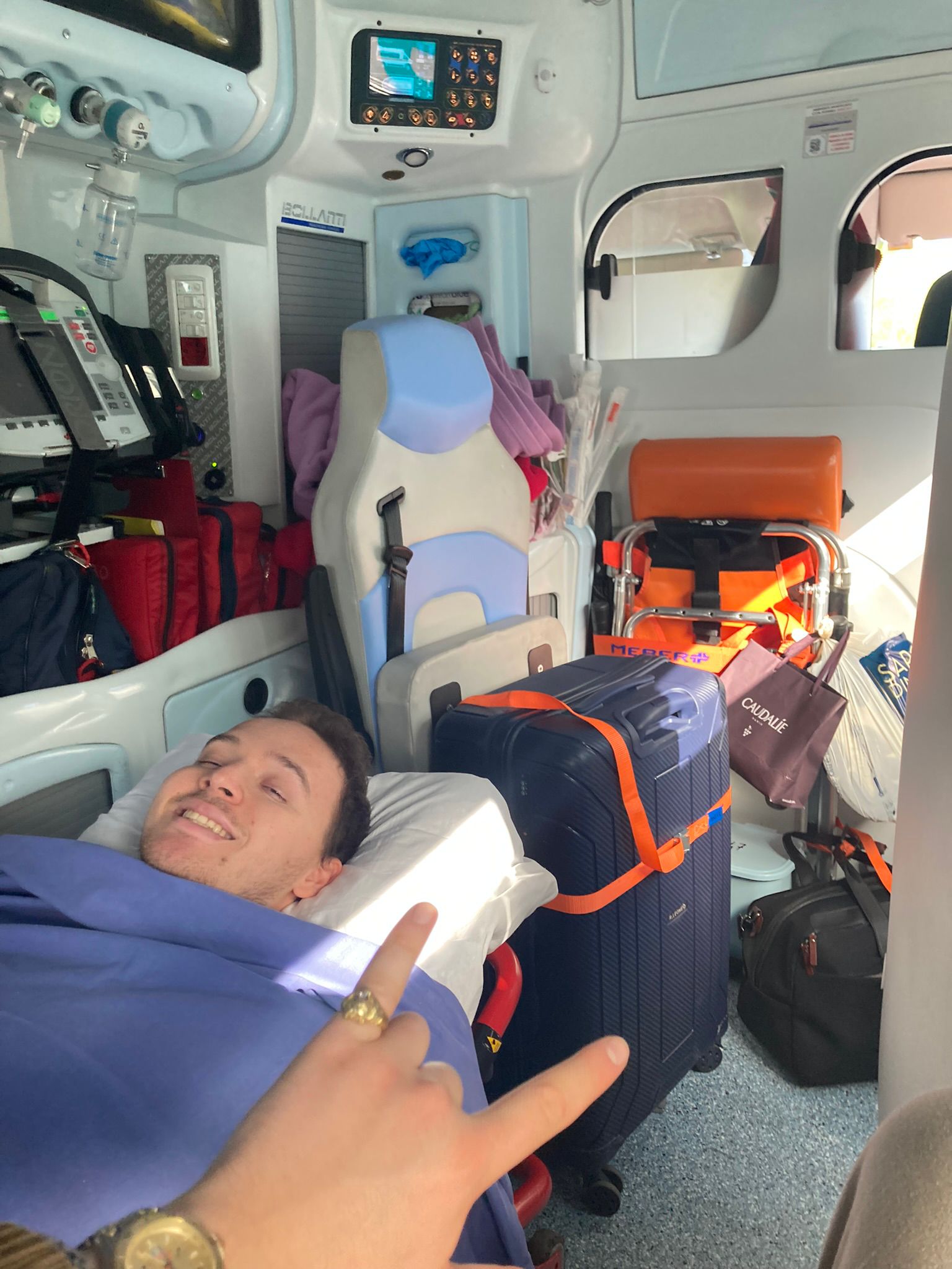 The move to Balgrist rehabilitation clinic in Switzerland